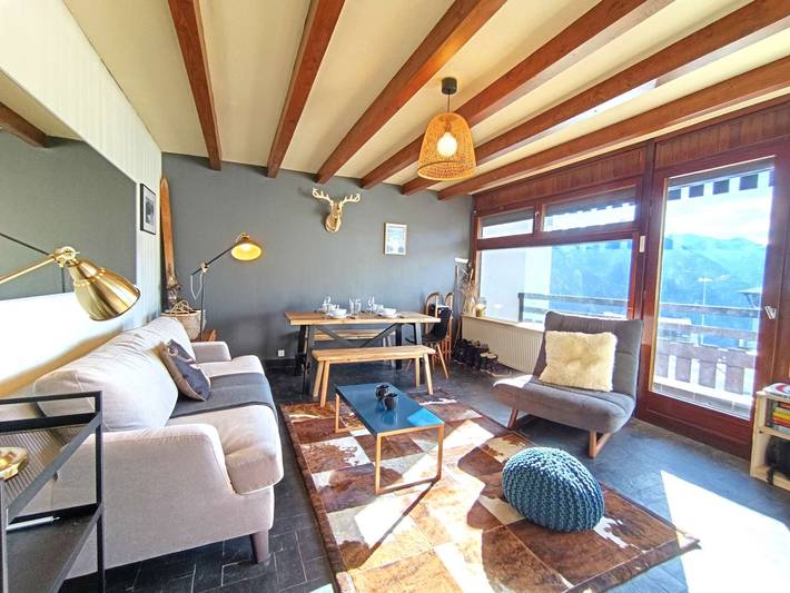 Appartement entier, T2 confortable pour 4 pers avec balcon sud et parking à 1700m d'altitude in Saint-Lary-Soulan, Parc national des Pyrénées