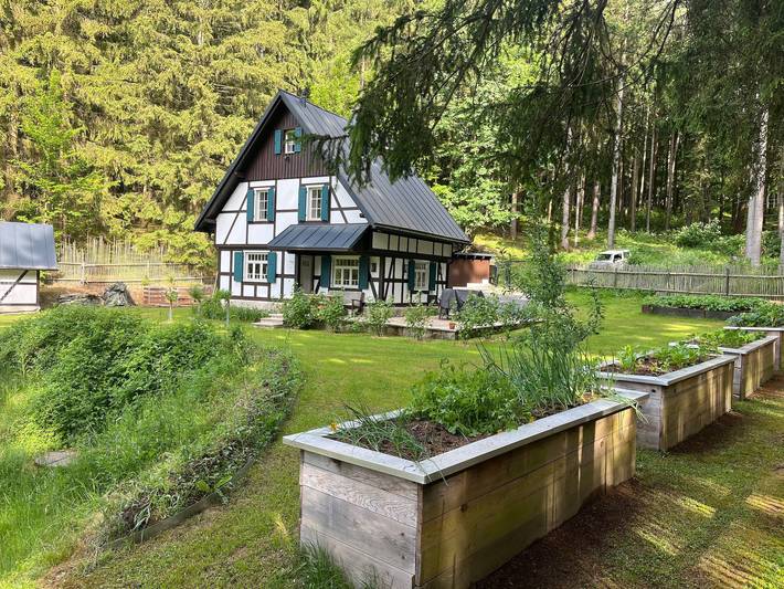 Ferienhaus für 4 Personen, mit Garten im Vogtland