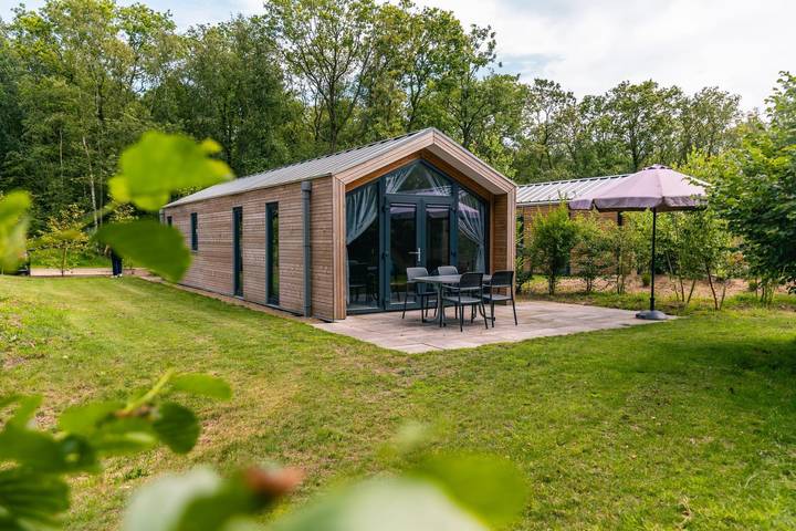 Vakantiehuis voor 4 personen, with Balkon/Terras and Terras as well as Zwembad and Sauna in Ruinen