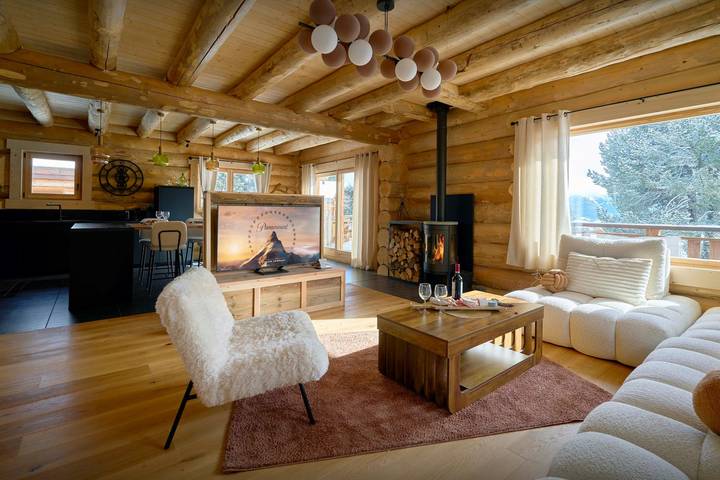 Chalet pour 10 personnes, avec Terrasse et Jardin