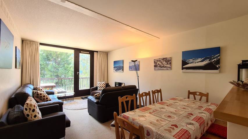 Gîte pour 6 personnes, avec balcon/terrasse dans Office De Tourisme De Flaine Grand Massif