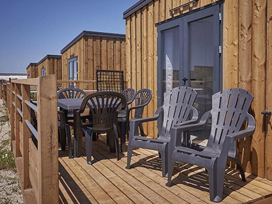Camping Marvilla Parks - Les Gorges de Provence - Chalet 6 personen - Chalet | Comfort | 3 Zi. | 4/6 Pers. | Klim. in Montagnac-Montpezat, Regionaler Naturpark Verdon