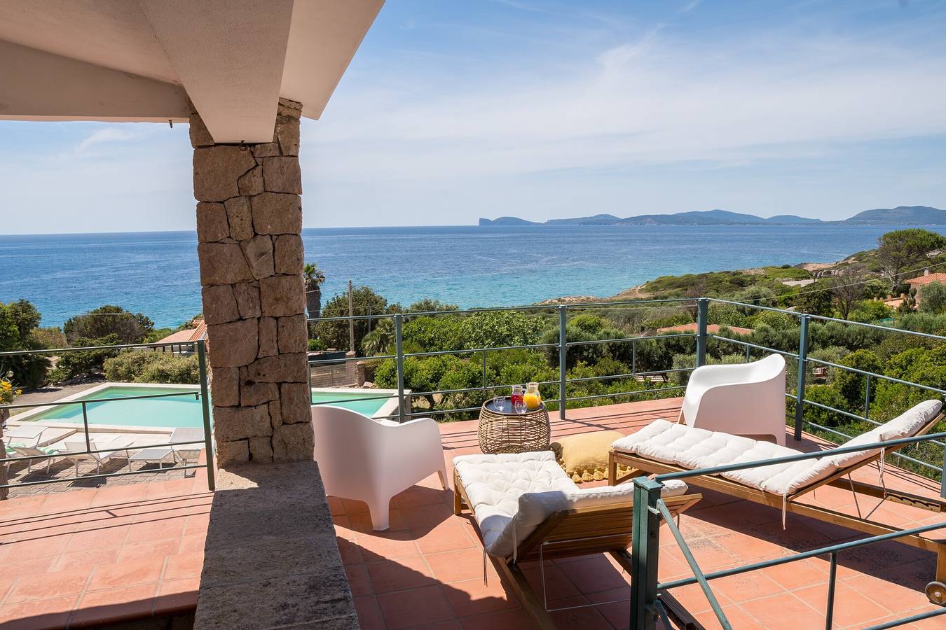Villa 'Coral Bay' mit Meerblick, Wlan und Klimaanlage in Sassari Provinz