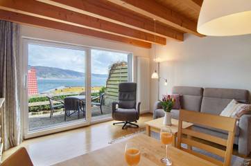 Ferienhaus für 4 Personen, mit Garten und Seeblick am Bodensee