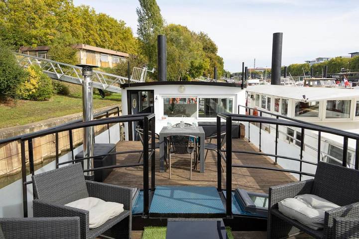 Bateau pour 2 personnes, avec terrasse et vue dans Île de France - 4