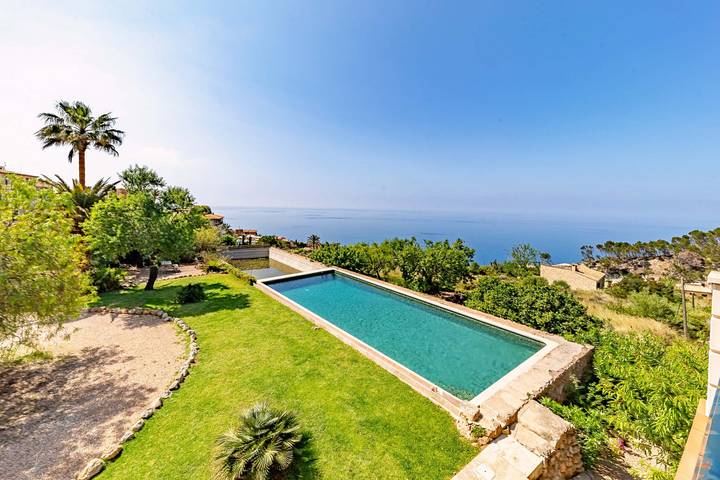 Seaview Villa Ses Cases Noves in Bañalbufar, Costa de Mallorca