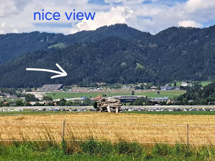 Camping für 6 Personen, mit Garten und Ausblick in Spielberg
