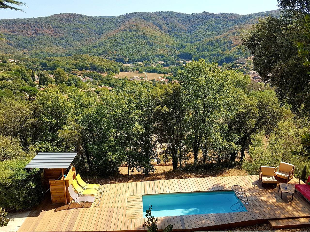 Haus Darshan Pool 10 Personen in Collobrières, Région de Toulon