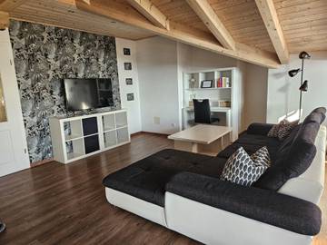 Ferienwohnung für 6 Personen, mit Seeblick und Garten sowie Balkon im Pfaffenwinkel