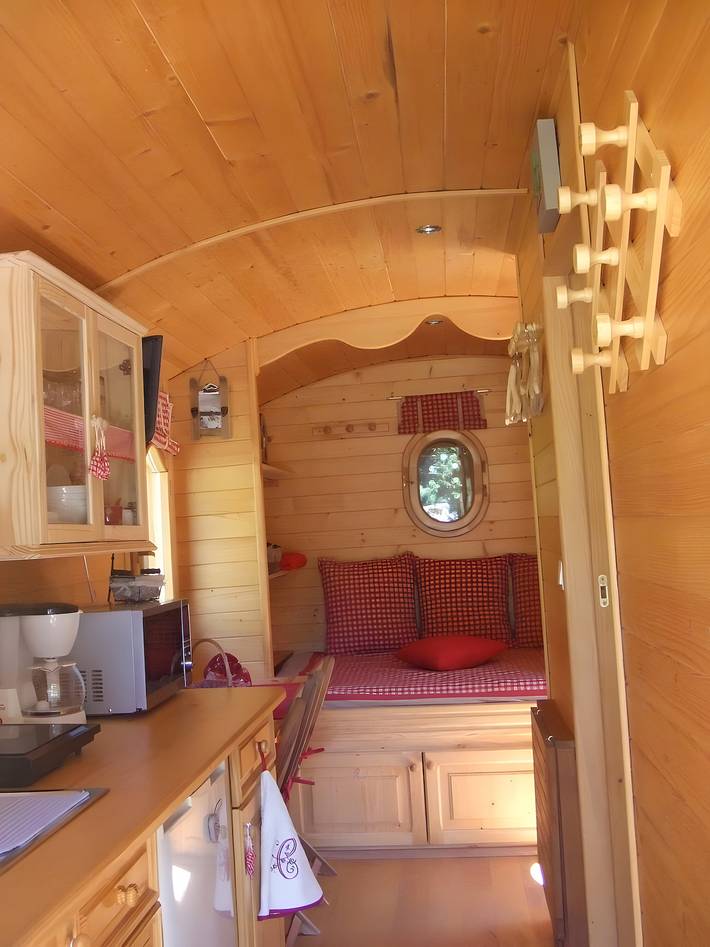 Blockhütte für 2 Personen, mit Sauna und Garten, mit Haustier in Occitanie - 4