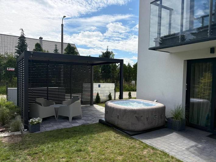 Apartament wakacyjny dla 4 osób, z Taras i Ogród w Wyspa Sobieszewska