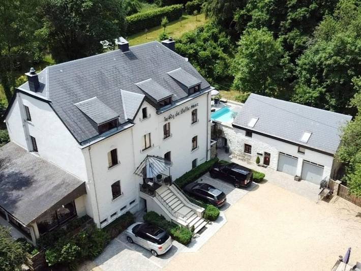 Location de vacances pour 24 personnes, avec piscine et sauna ainsi que jardin et jacuzzi, animaux acceptés à Tellin - 2