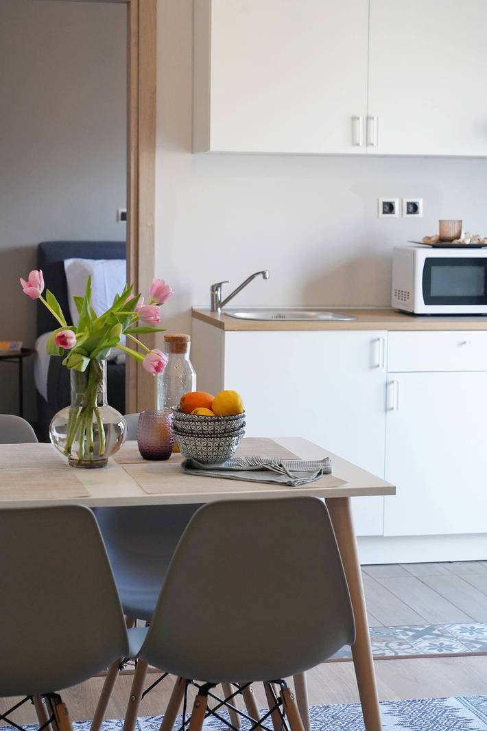 Apartment for 4 people, with Ocean view and Balcony as well as Terrace in Chania