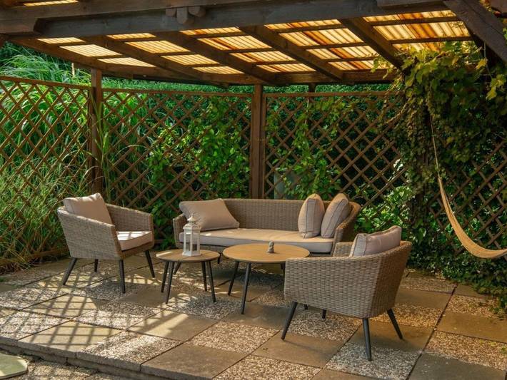 Ferienwohnung für 5 Personen, mit Terrasse und Garten in Sande