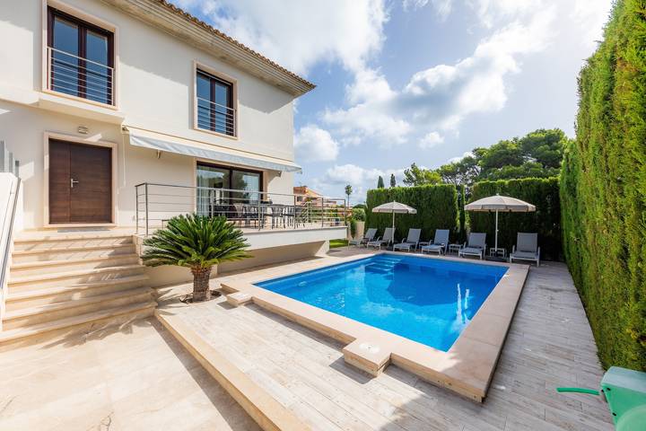 Ferienhaus für 6 Personen, mit Garten