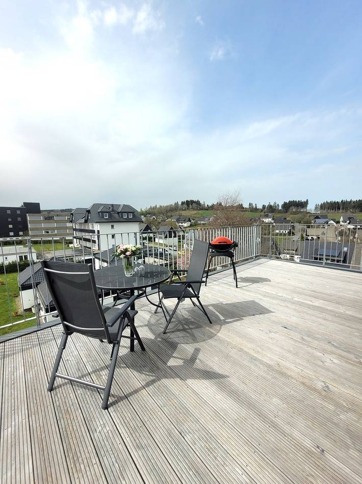Lodge voor 4 personen, met Balkon en Terras in Winterberg