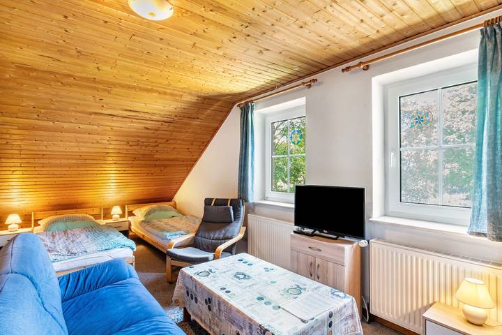 Ferienwohnung für 3 Personen, mit Garten und Sauna