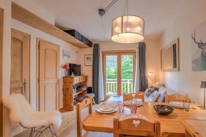 Studio pour 3 personnes, adapté aux familles à Megève