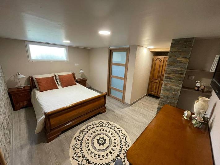 Gîte pour 6 personnes, avec sauna et jacuzzi ainsi que piscine et terrasse à Chozeau - 4