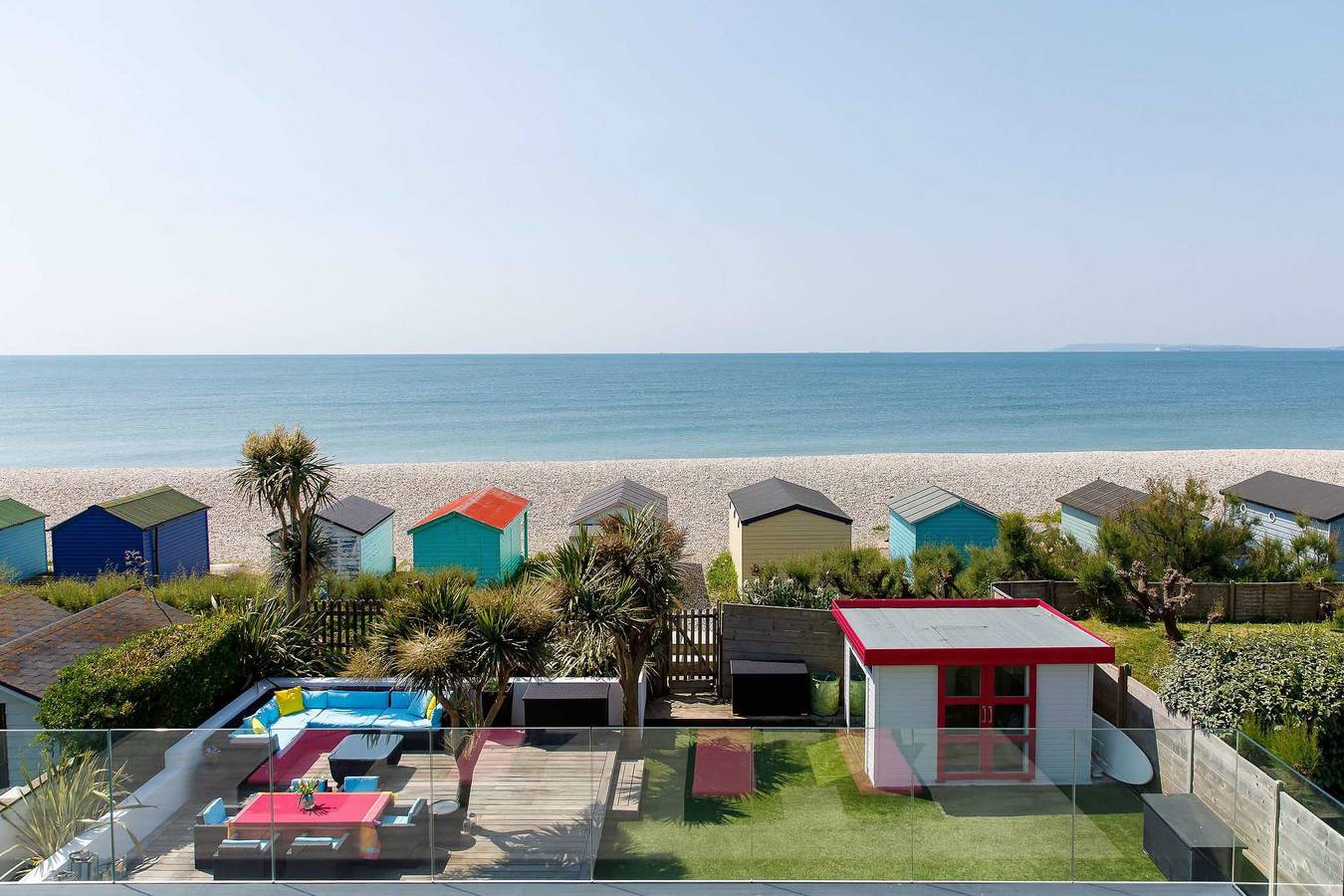 Vibrant Seafront Home With Seasonal Pool in West Sussex