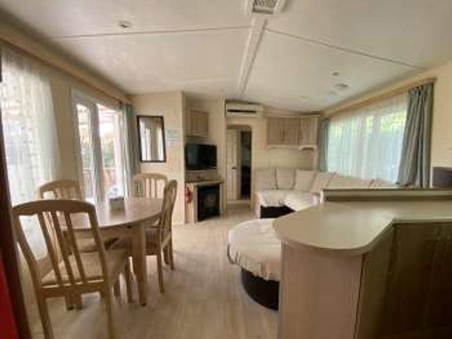 Camping La Plage - Mobile home 8 persons - Mobile home 6/8 pers Deluxe (4 adults and 4 children) in Mansigné, Sarthe