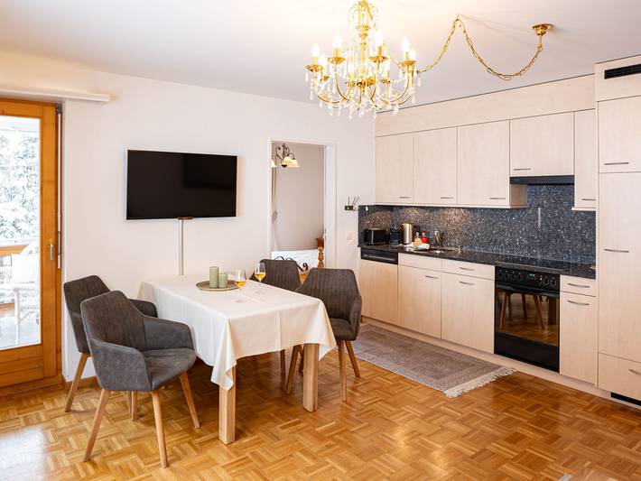 Ferienwohnung für 4 Personen, mit Balkon in St. Moritz