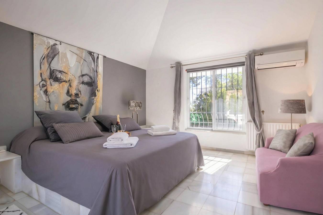 Pool Villa Rancho Domingo family friendly in Benalmadena Pueblo, Benalmádena