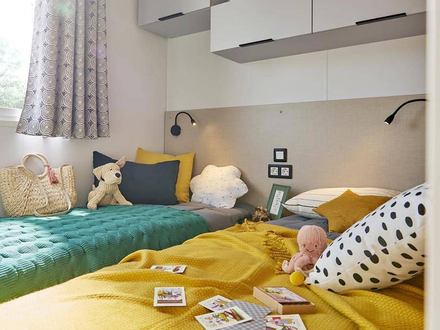 Flower Camping Saint Lambert - Mobilheim 6 personen - Grand Large Louisiana Premium in Millau, Parc naturel régional des Grands Causses