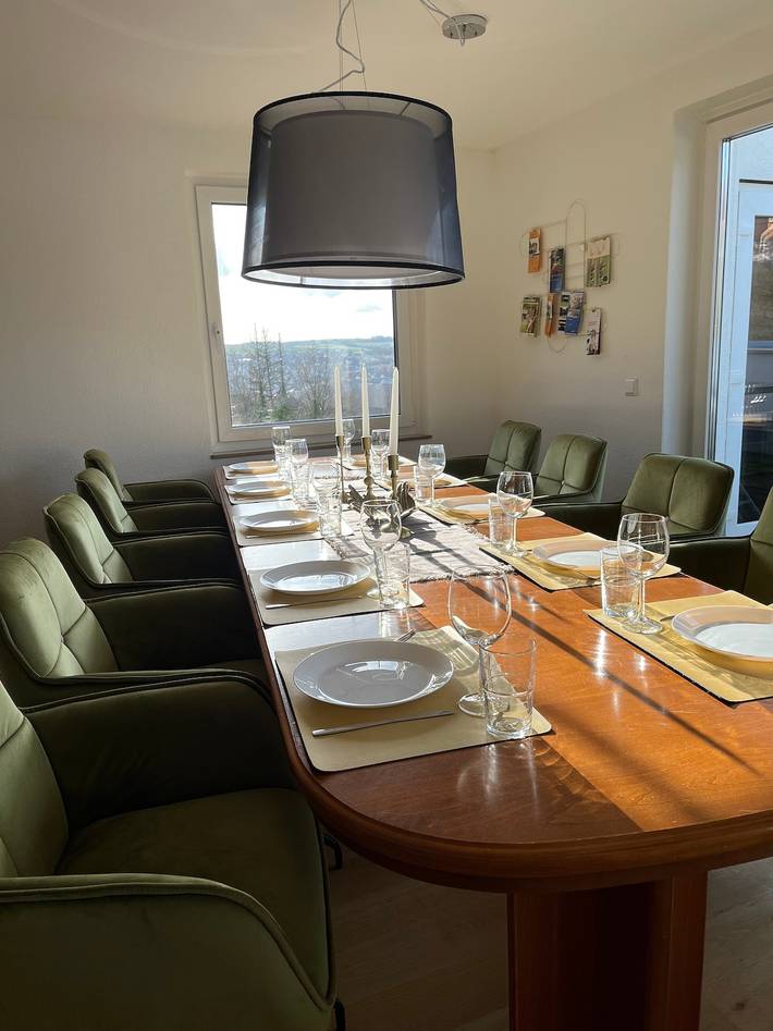 Ferienwohnung für 14 Personen, mit Balkon und Terrasse sowie Ausblick