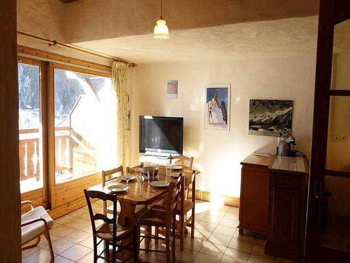 Gîte pour 6 personnes, avec balcon dans Office De Tourisme Des Contamines Montjoie