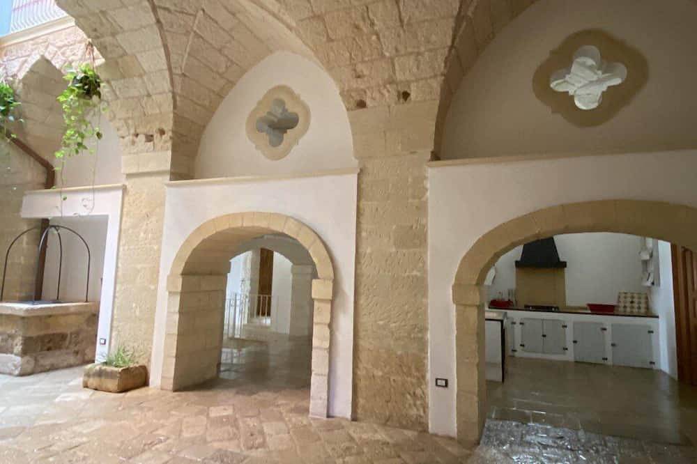 Palais Duma - ancient palace of the Art Nouveau tradition in Sogliano Cavour, Lecce Provinz
