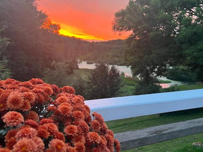 Ferienhaus für 4 Personen, mit Garten und Ausblick sowie Seeblick in Holnis