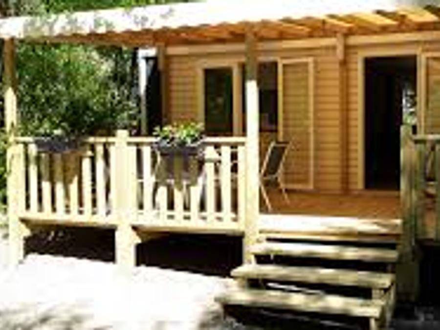 Flower Camping Les Cadenières - Mobile home 6 persons - New // Mobile home Premium 32 M2 2 bedrooms Air conditioning Tv dishwasher in Villecroze, Draguignan region