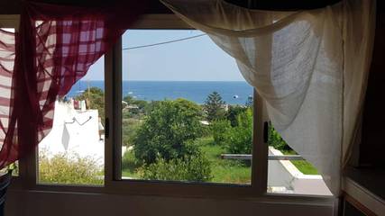 Maison d’hôte pour 2 personnes, avec vue et terrasse dans Stromboli