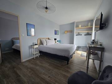 Location de vacances pour 5 personnes, avec balcon et jardin à Pornic