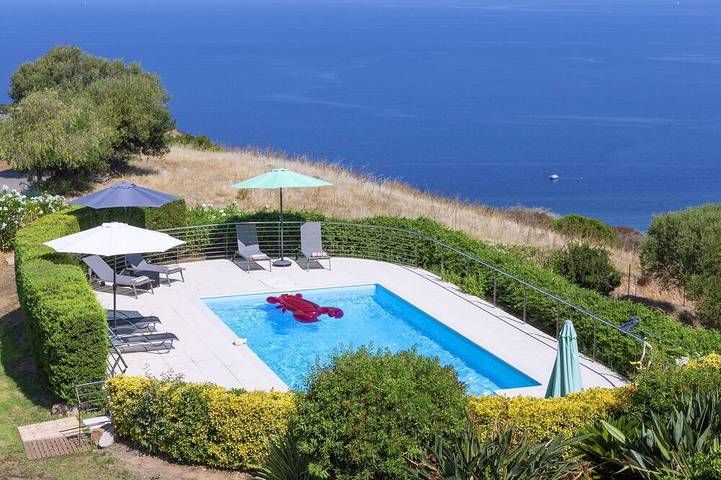 Maison de vacances pour 6 personnes, avec piscine et jardin à Calcatoggio