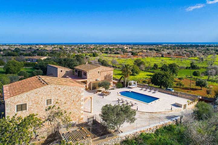 Finca für 8 Personen, mit Garten und Terrasse in Calonge (Mallorca)