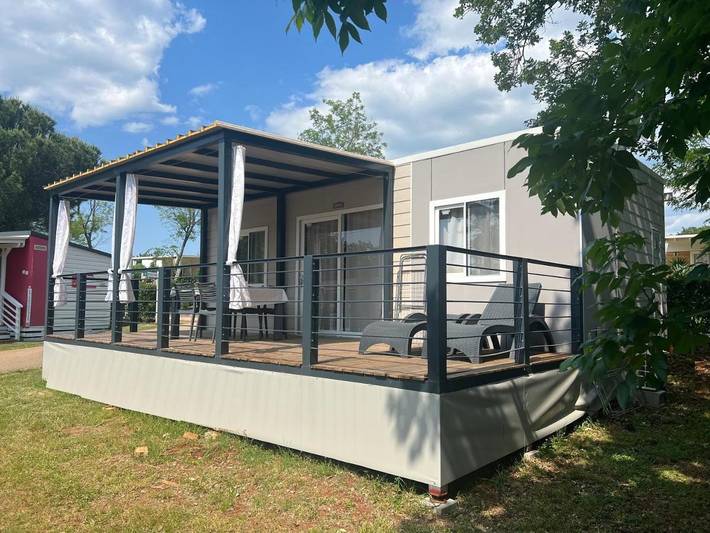Ferienpark für 6 Personen, mit Ausblick und Pool sowie Garten und Kinderpool, mit Haustier in Istrien