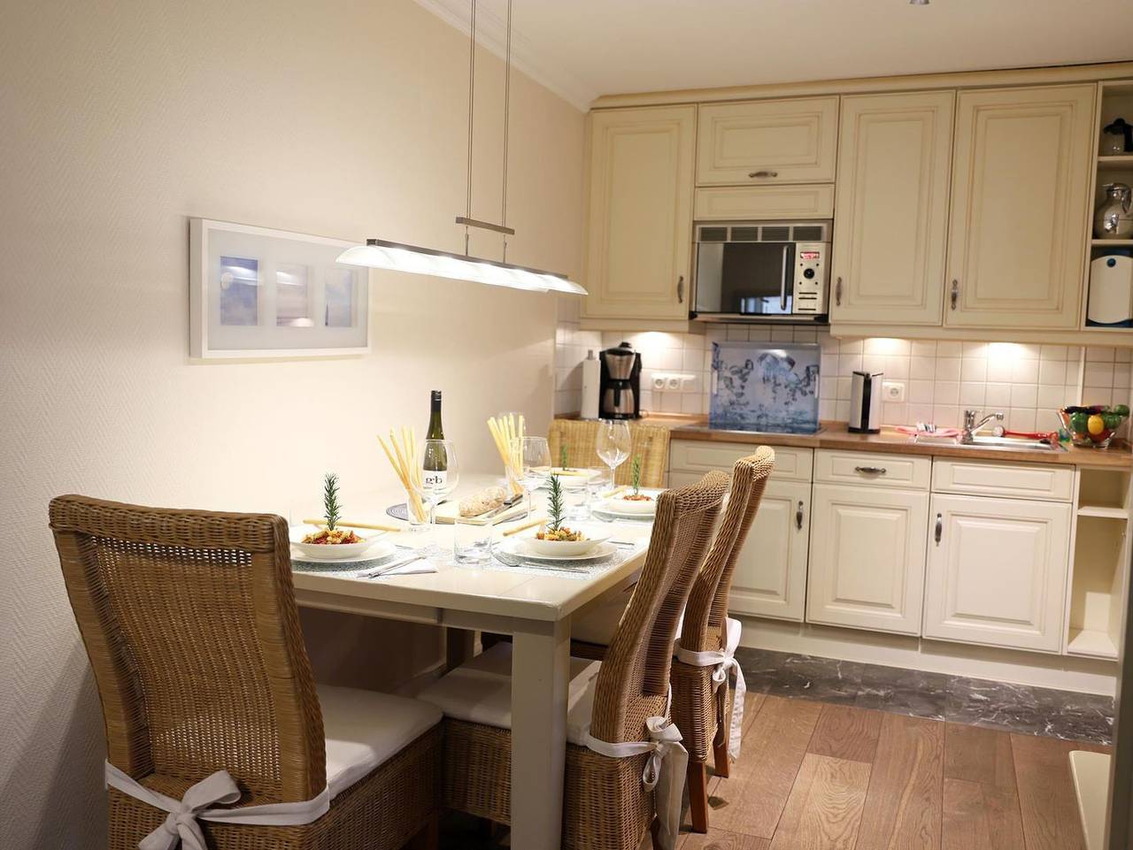 Ganze Wohnung, Komfortable 2-Zimmer-Wohnung mit Balkon, Garten und Sauna in Westerland in Westerland, Sylt (Gemeinde)