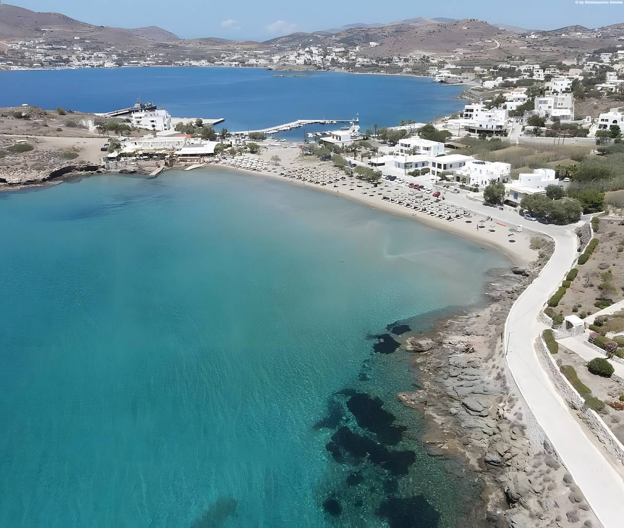 Ganze Wohnung, Apartment 'Sea View' mit Meerblick, Wlan und Klimaanlage in Poseidonia, Syros