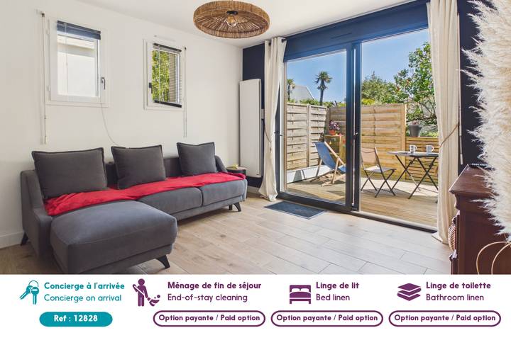 Appartement entier, Proche mer, appartement pour 2 avec terrasse in Le Croisic, Côte d'Amour
