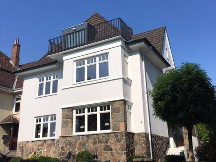 Ferienwohnung für 2 Personen, mit Balkon und Terrasse sowie Garten