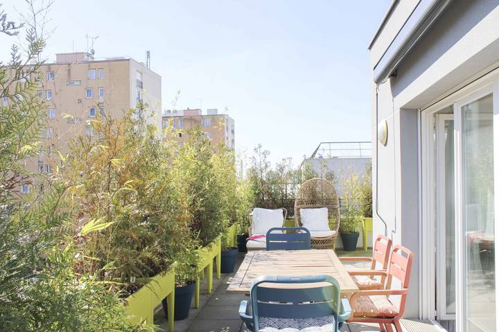 Appartement de vacances pour 6 personnes, avec Terrasse dans Île de France