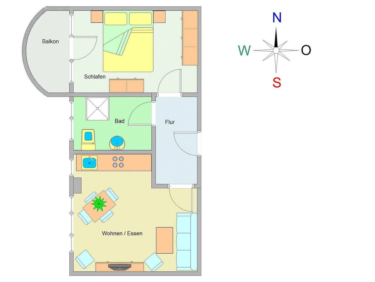 Dünengarten Whg. -47 -47 in Kühlungsborn Weststrand, Kühlungsborn