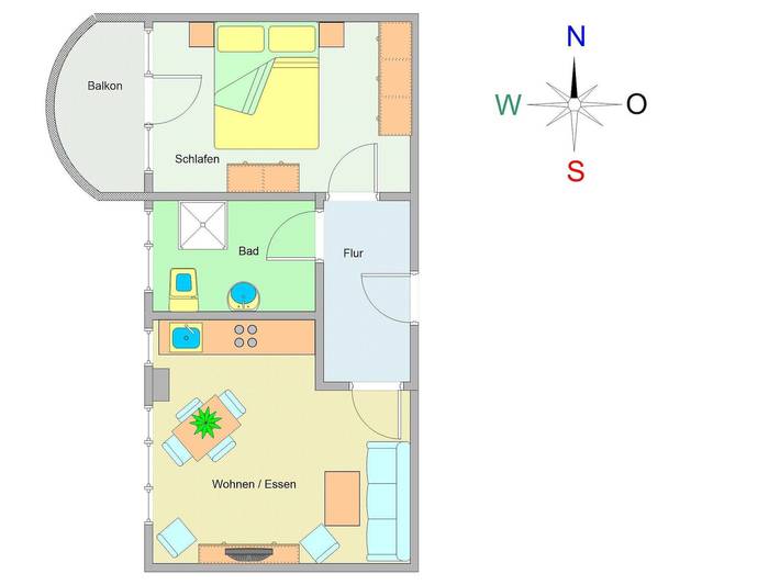 Ferienpark für 4 Personen, mit Garten und Balkon, kinderfreundlich in Kühlungsborn - 2