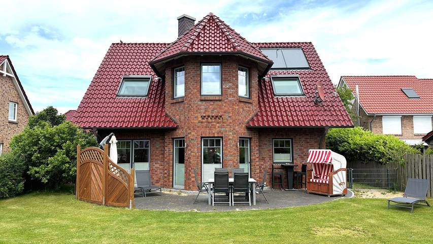 Ferienhaus für 10 Personen, mit Garten und Sauna am Schönberger Strand