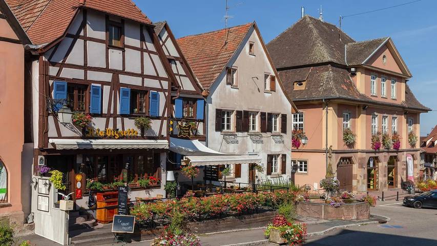 Location de vacances pour 5 personnes, avec jardin à Dambach-la-Ville