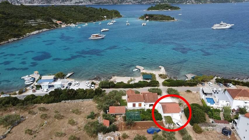 Ganze Wohnung, 2-Zimmer-Ferienwohnung am Strand Kneza (Korcula) -a in Račišće (Dalmatien), Korcula