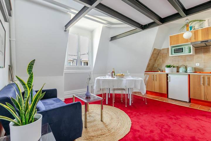 Chambre d’hôte pour 4 personnes, avec vue à Paris