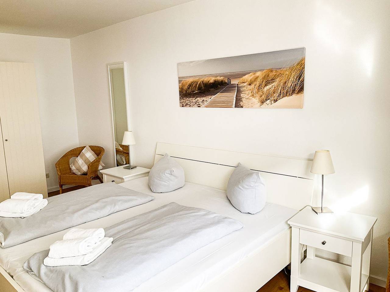 Geheel appartement, Vakantieappartement voor 4 personen met balkon in Norderney